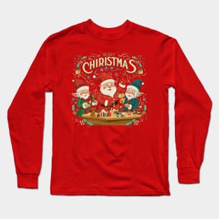 Merry Elfy Christmas Long Sleeve T-Shirt